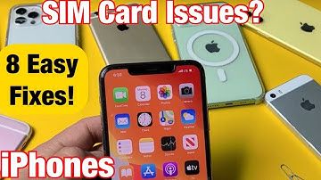 iPhones: SIM Card Not Working? No Service, No SIM Card, Invalid SIM, Stuck on Searching? FIXED!