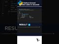 Predict Sales with Python in 15 Sec! #shorts #python #coding #programming #ai #linearregression