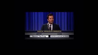 Jimmy fallon impression of Kermit the frog