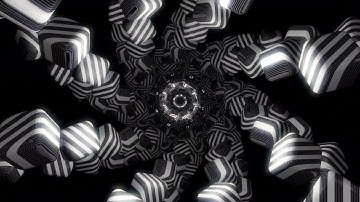 Zebra Cubes VJ Loop Stock Motion Graphics