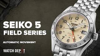 Seiko 5 Sports Field GMT HDB001K & HDB002K | Green or Cream? | Watch Depot