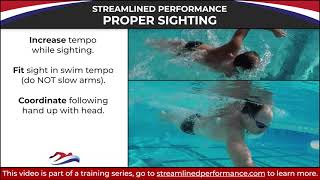Training Series / How to Properly Sight while Swimming / Promo / Streamlined Performance