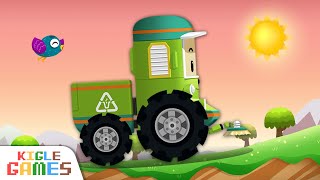 Cleaning Truck | Robocar Poli's Repair Shop | Police Car Fire Truck Ambulance | KIGLE GAMES screenshot 5