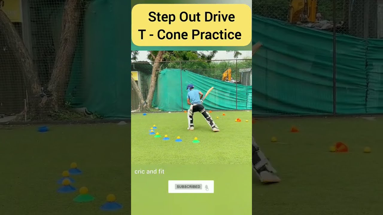 Step Out Drive with T Cone Practice Drill 🔥🔥 