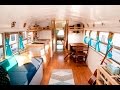 "HOW WE ROLL" Awesome Converted School Bus Home Tour