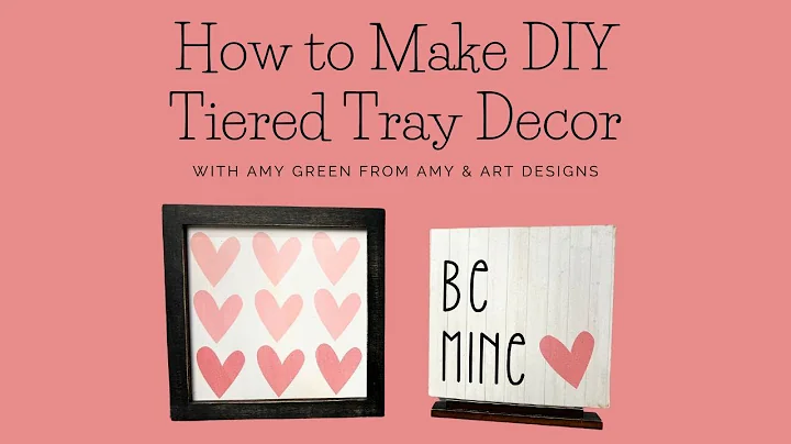 How to Make DIY Tiered Tray Decor from Free Printa...