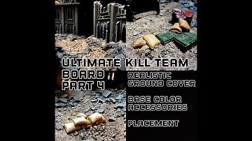 How To Build A Ultimate Kill Team Table Ground Covers And Scatter Terrain (Part 4)