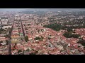 Zagreb Croatia - Old City Panorama ​- Drone - Day - 4k