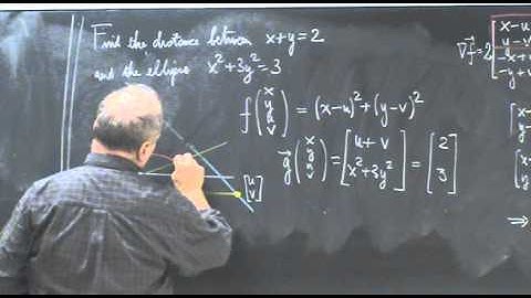 Shifrin Math 3500 Day 52: Lagrange Multipliers, pt 3