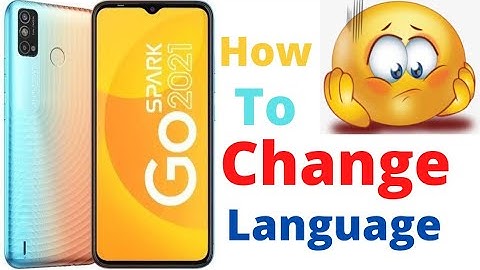 Tecno spark 6 Go language change easy trick forget