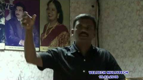 VELTECH MULTITECH DEPT OF INFORMATION TECHNOLOGY GUEST LECTURE (GL - 1437)19-03-2016