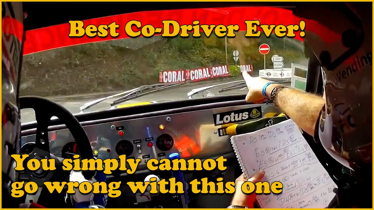 MUST SEE! Best Co-Driver Ever (English Subtitled - use CC) - Many seconds gained!