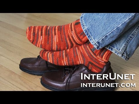 How to crochet men’s socks - beginner’s friendly stitch