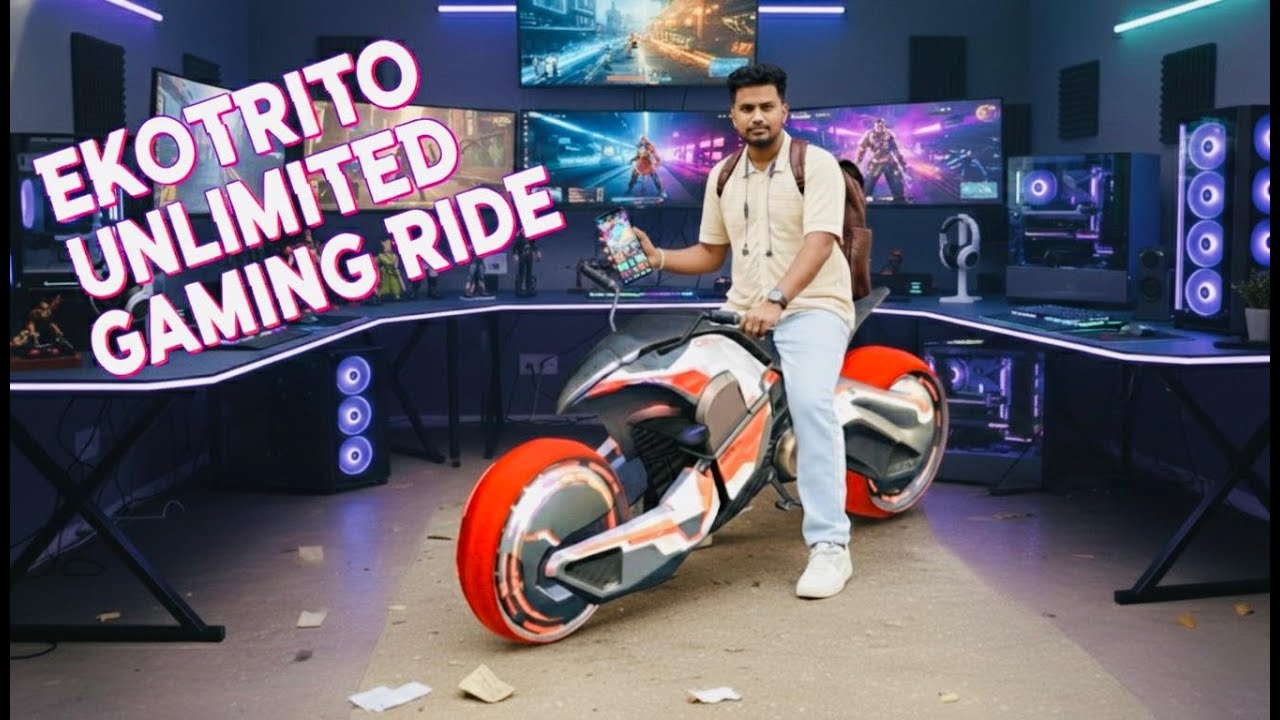 EKOTRITO UNLIMRED GAMING RIDE  🥰  