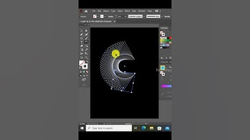 Mandala Art In Illustrator #illustrator #mandalaart #shorts