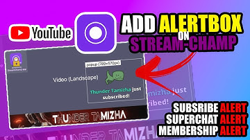 HOW to ADD Alert box On Stream champ 2023 (TAMIL) | How to set HTML overlay Stream champ Tamil