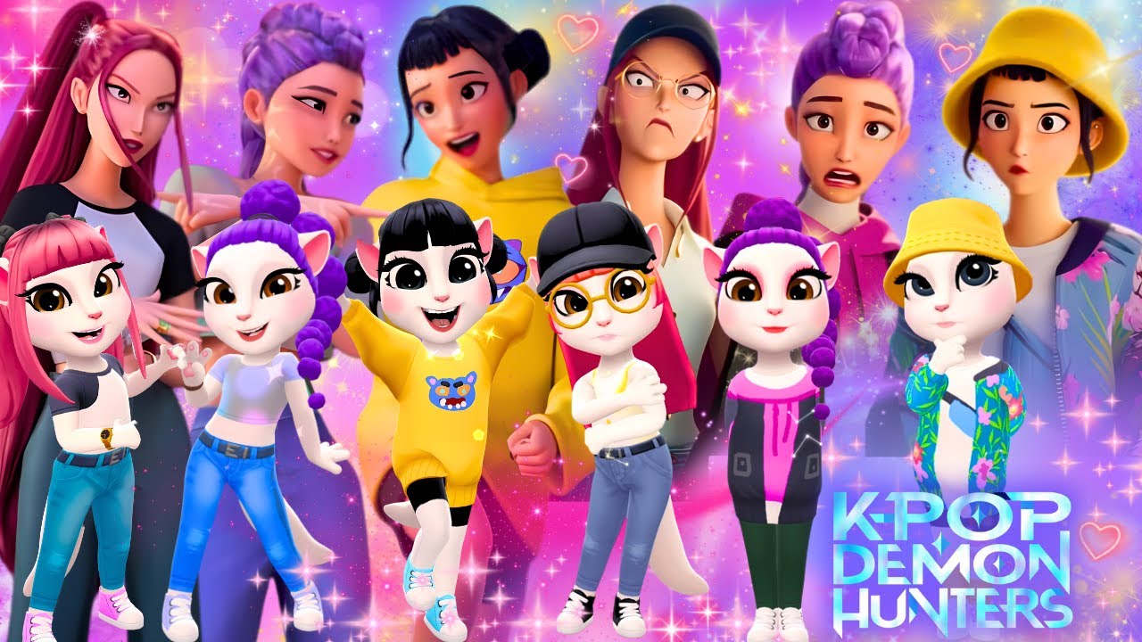 🌈🪄 HUNTRIX ➕️ ANGELA 2 ✨🎵 Kpop Demon Hunters | Cosplay Makeover