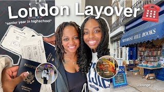 Layover in London vlog 💌 missed flights, lounge reviews & shopping