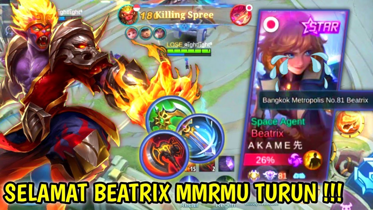 RAJA SUN VS TOP GLOBAL BEATRIX, LUO YI, RAFAELA | SAYONARA MMR | BUILD ...