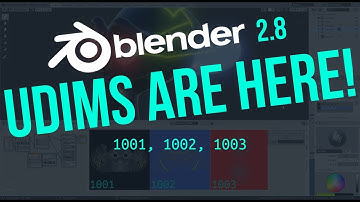 Blender 2.81 - How to work with UDIMS (2.81 beta - 2018)