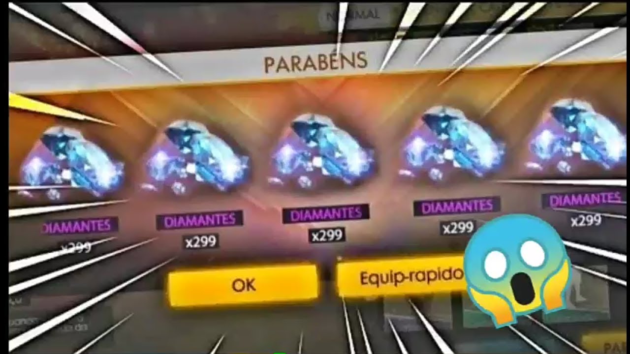 Como ganhar diamantes gratis no free fire 2020 YouTube
