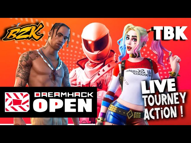 Fortnite Live Dreamhack Online Open Heat 1 Youtube