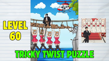 Tricky Twist Puzzle Game Level 60: Help the Girls Escape Solution