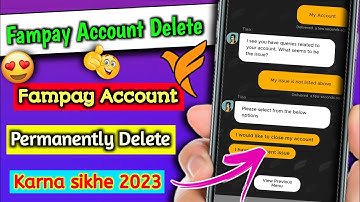 Fampay Account delete kaise kare 2023 | how to delete fampay account permanently | fampay |