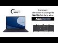 Série Asus B9450 : comment démonter et changer la batterie