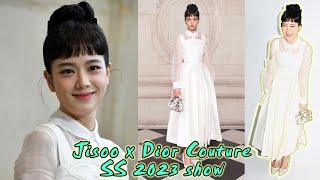 Jisoo at Dior Couture Spring Summer 2023 in Paris - JisooxDior
