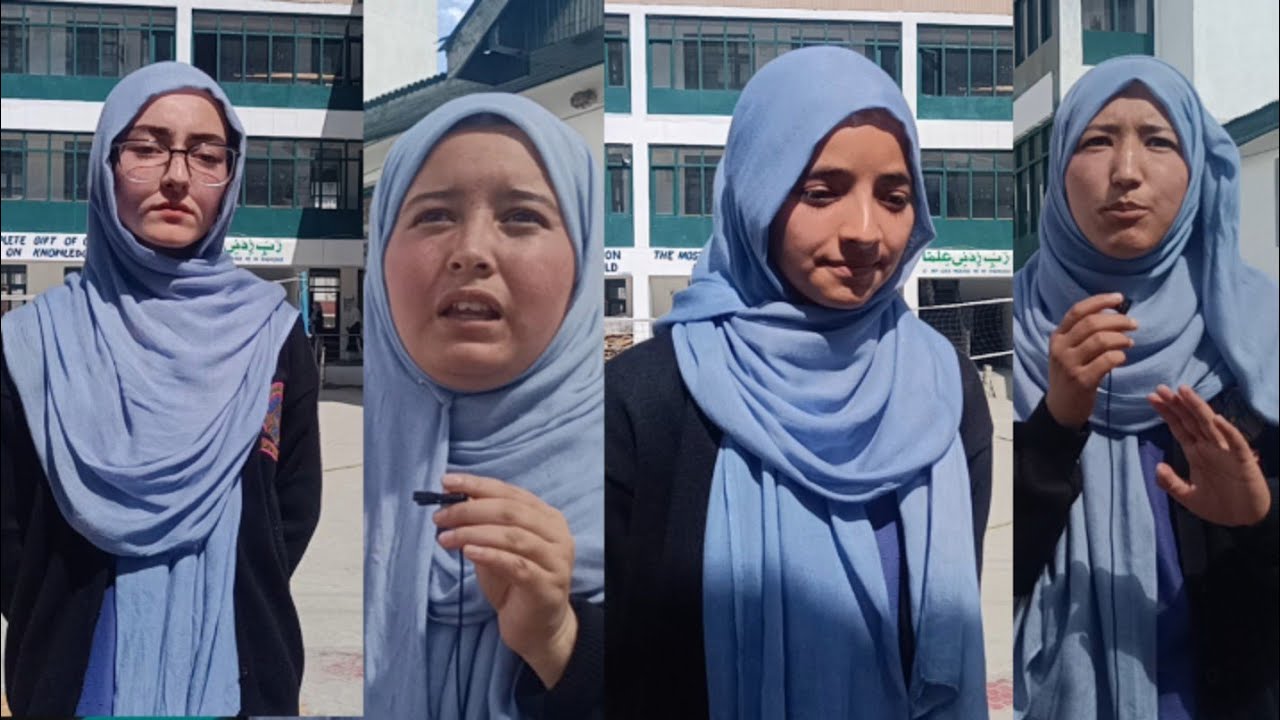 Students of G.G.H.S School Kargil shared their thoughts about the  LS Election 2024