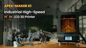 Apex maker X1  Industrial High Speed 16  8K LCD 3D Printer by APEX MAKER