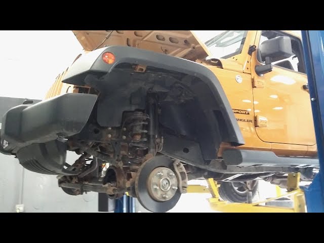 Jeep Wrangler Front Axle Seals Replacement - YouTube