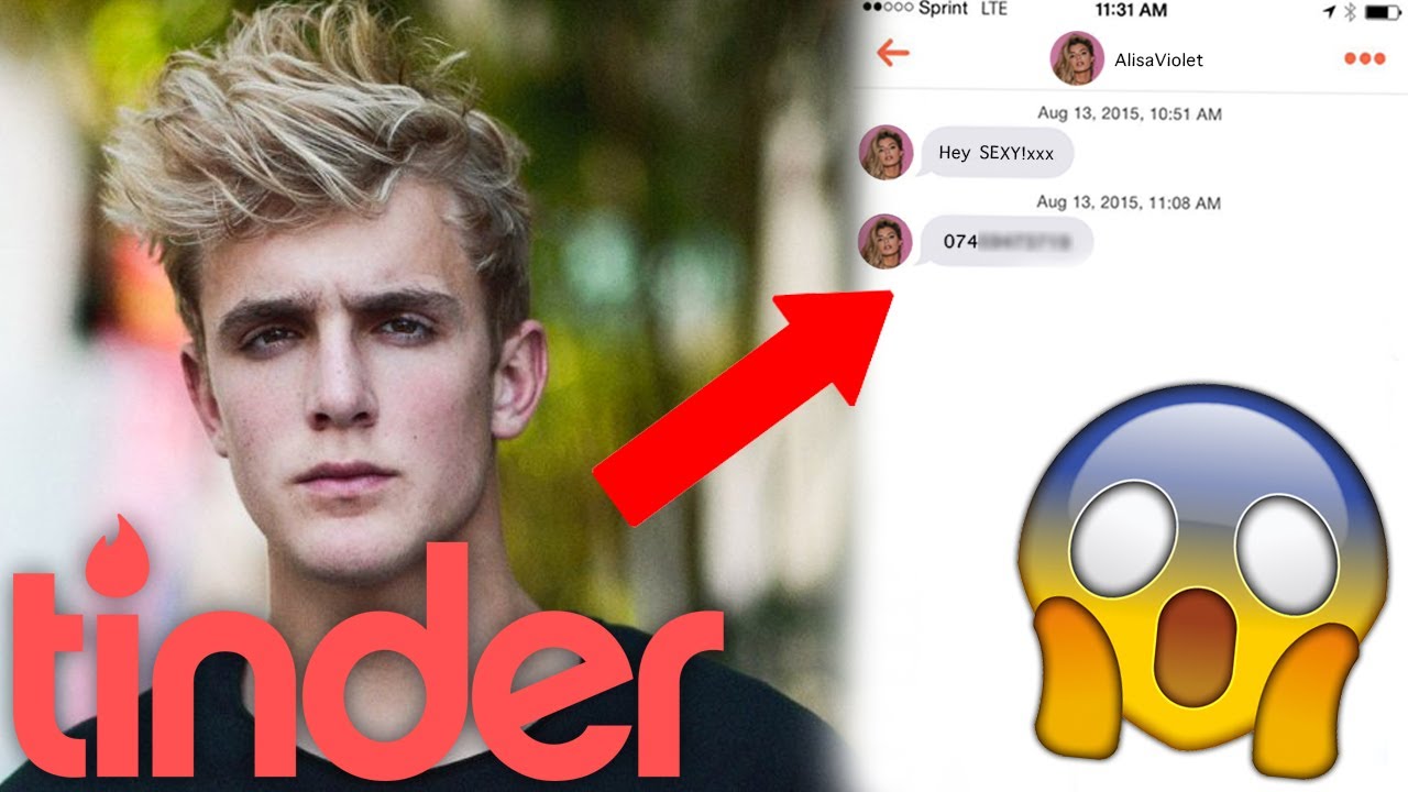 Catfishing On Tinder As Jake Paul! **EXPERIMENT** (MET ALISSA VIOLET