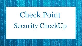 Check Point Security CheckUp