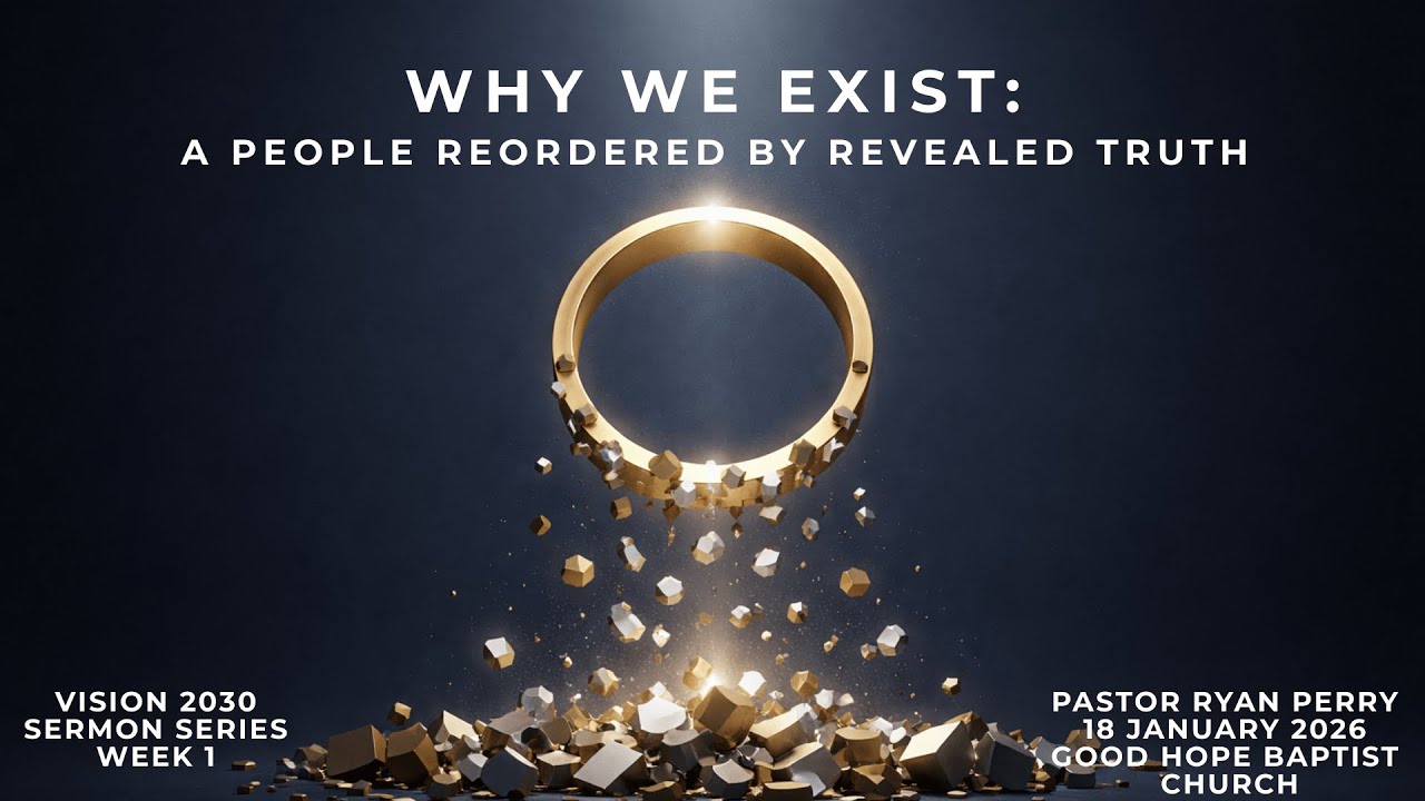 VISION 2030 SERIES Sermon 1 - Why We Exist: A People Reordered by Revealed Truth