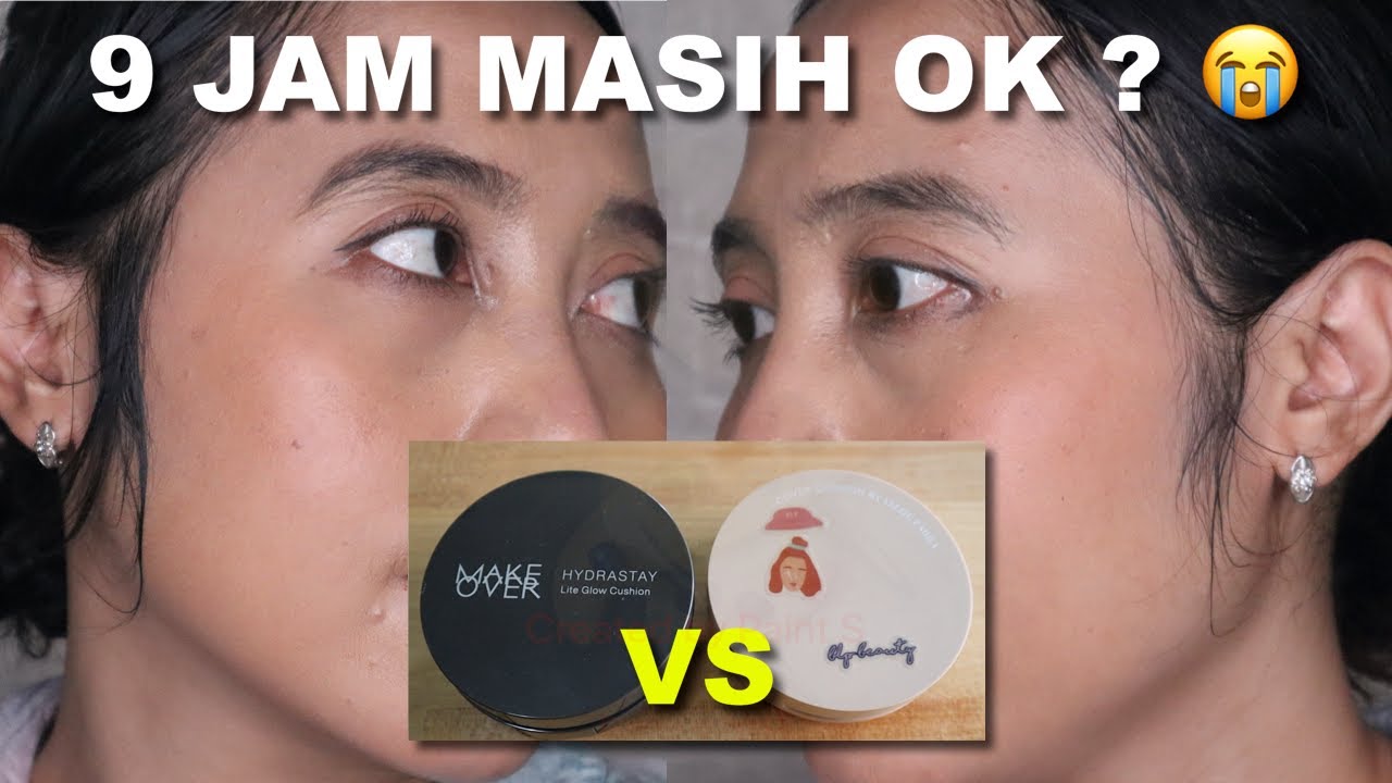 BAGUS SEMUA !! BATTLE COVER CUSHION BLP VS MAKEOVER HIDRASTAY LATE GLOW CUSHION | Maria Soelisty