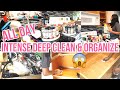 ALL DAY CLEAN & ORGANIZE WITH ME / INTENSE DEEP CLEAN / EXTREME CLEANING MOTIVATION / DECLUTTER