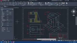 Isometric & Orthographic Projection Problem 6