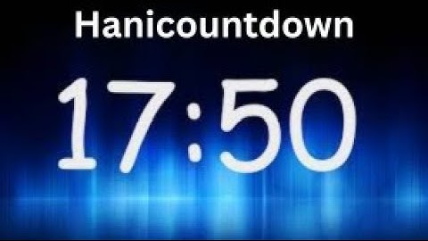 17:50 Minutes Timer   Countdown from 17min 50sec #newyear2025 #golden #beepsound