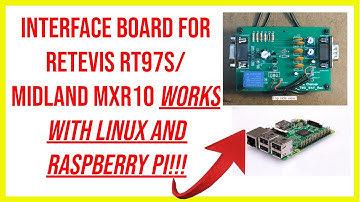 🔺 interface board for Retevis rt97s/midland mxr10 WORKS with Linux and Raspberry Pi!!! 🔺