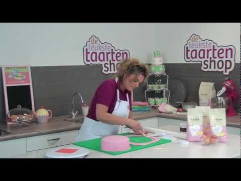 Video: Hoe Fondanttaart Te Maken