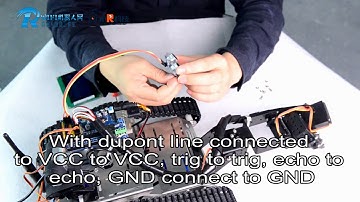 Xiao R Geek Robot Car Starter Kit Arduino mega 2560 Lesson 7: Ultrasound obstacle avoidance