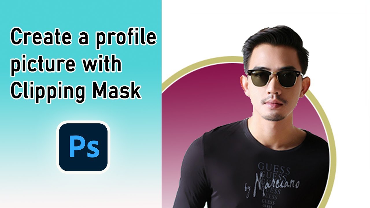 How to Create a Profile Picture Using Clipping Mask in Photoshop