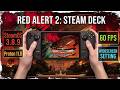RED ALERT 2 | STEAM DECK Test, Control Layouts, Custom Resolution (800p)
