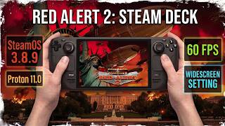 RED ALERT 2 | STEAM DECK Test, Control Layouts, Custom Resolution (800p)