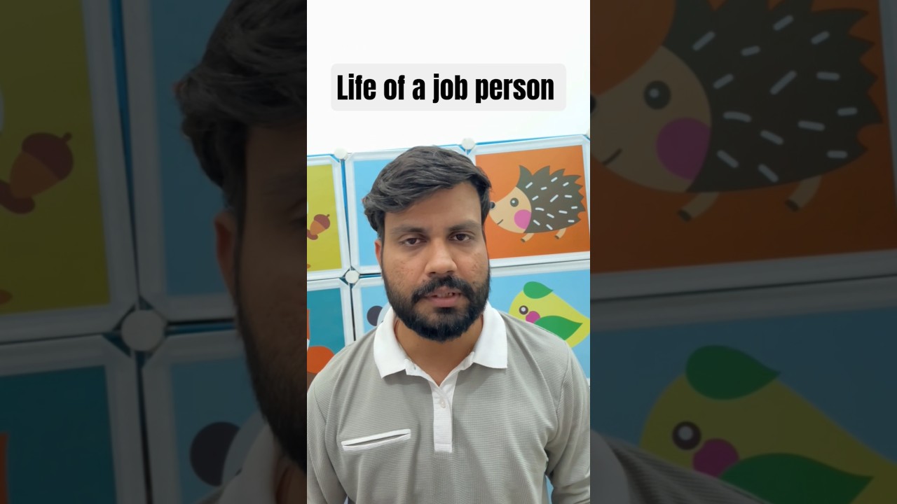 Life of a Job Person | Silent Struggle 💼 | Real Job Life