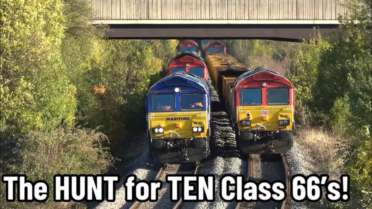 Engineering Works In Worcester! | I Went On THE HUNT For TEN Class 66’s! | Luck & Judgment | 