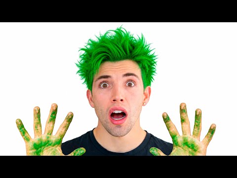 I Dyed My Hair GREEN🍀💚