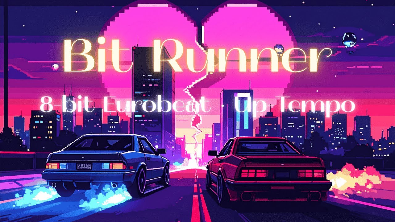 【MV】⚡Bit Runner 🚀💨8-bit Eurobeat · Up-Tempo 🎮✨